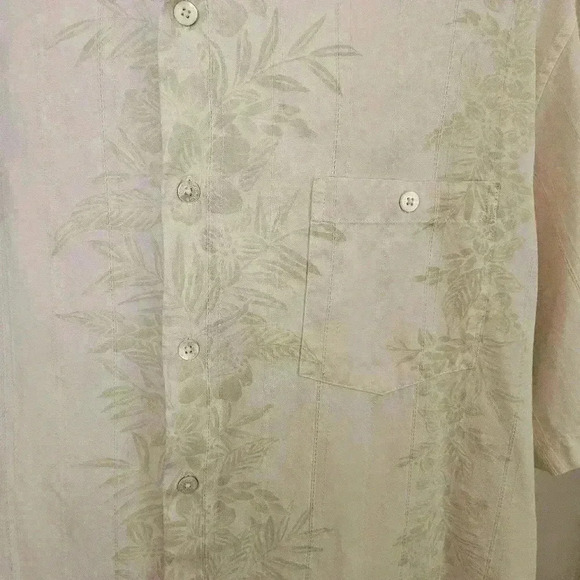 Torri Richards Honolulu Cream Colored Button Up Shirt 2XL - Picture 6 of 6